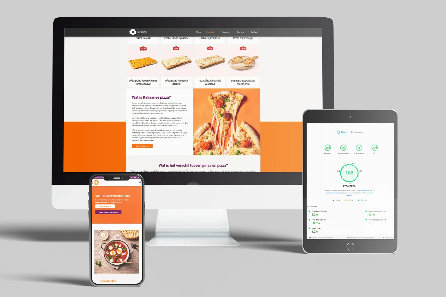 Van Tol Convenience Food – Website
